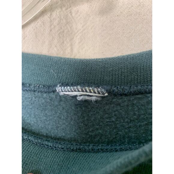 1990s Nike Moss Green Grunge Streetwear Pullover Travis Scott Sweatshirt 3XL - Picture 2 of 4